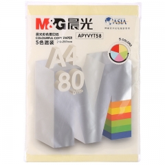 晨光彩色復印紙80克（5色混裝）APYVYT58