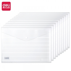 得力8302文件袋(透明) 10個/包