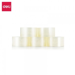 得力品正33196封箱膠帶60mm*150m*50um(5卷/筒)(普透)