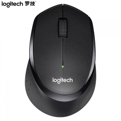 羅技（Logitech）M330 輕音鼠標 無線鼠標 黑色