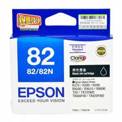 愛普生（EPSON）T0821 黑色原裝墨盒C13T112180 (適用r290 R390 tx820fw R270 82N)