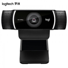 羅技（Logitech）C922高清網(wǎng)絡(luò)攝像頭 家用攝像頭 電腦攝像頭 臺(tái)式機(jī)攝像頭 網(wǎng)課會(huì)議攝像頭 網(wǎng)紅直播攝像頭