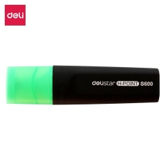 得力(deli) 熒光筆 記號筆 標記醒目熒光筆 S600綠色