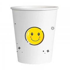 一次性紙杯加厚款 辦公茶水杯子 100只/包 210ML