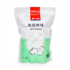 振德（ZHENDE）脫脂棉球50g/袋