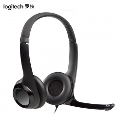 羅技（Logitech）H390 USB有線耳機麥克風 石墨黑