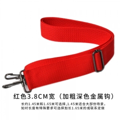 通用小軍鼓背帶 大軍鼓帶子腰鼓樂器配件 紅色3.8CM寬 145cm