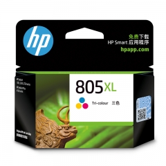 惠普（HP）805XL原裝大容量彩色墨盒 適用hp deskjet 1210/1212/2330/2332/2720/2729/2722打印機