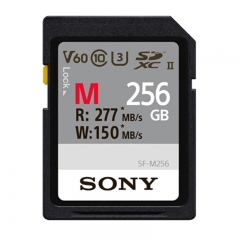 索尼（SONY）256GB SD存儲卡 SF-M256/T2 M系列 相機攝像機內(nèi)存卡 U3 C10 V60 UHS-II讀速高達277MB/s