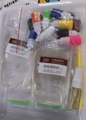 文創(chuàng) 6ml 水拓畫顏料DIY手工顏料 8瓶裝